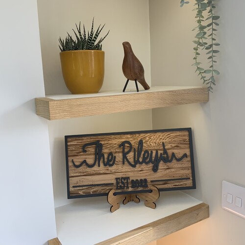 Rustic Wall Decor | Custom Name Sign | Personalised Family Sign | Established Sign