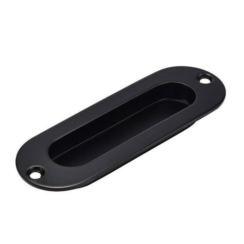 Black Flush Pull Handle