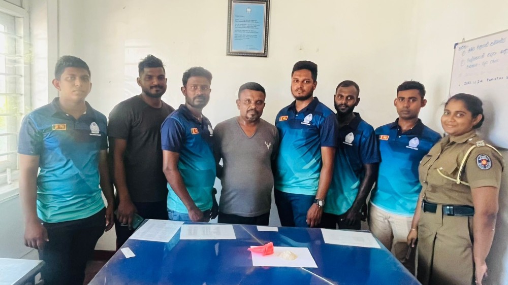 கெரோயின் போதை பொருளுடன் 56 வயது நபர் கைது.