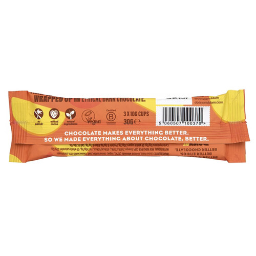 Doisy & Dam Vegan Chocolate and Almond Butter Nuttercups 27g