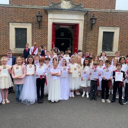 Register for First Holy Communion | St Joan Of Arc Catholic Church | Catholic Church Farnham | Catholic Church Farnham Surrey | Mass times at St Joan of Arc Farnham