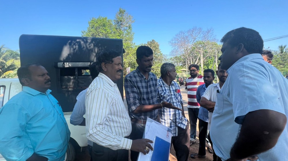 மாவீரர் துயிலும் இல்லக் காணியை அபகரிக்க முயன்ற நில அளவைத் திணைக்களம்