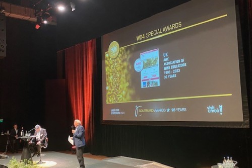 Association of Wine Educators awarded a Special  Gourmand Award in Umeå