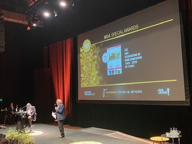 Association of Wine Educators awarded a Special  Gourmand Award in Umeå