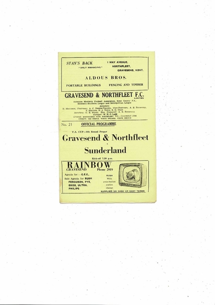 Latest Football Programmes Listed today