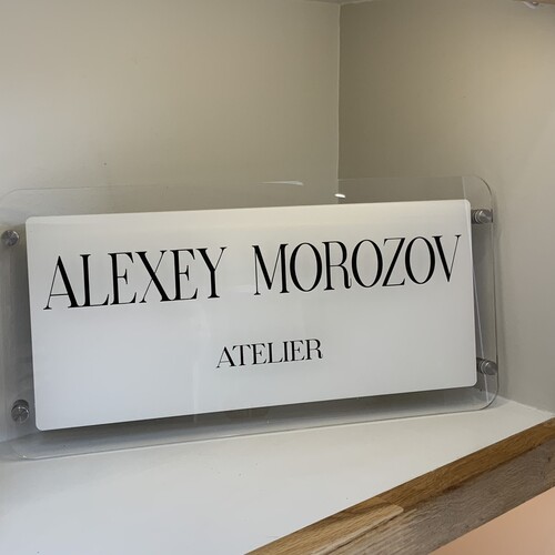 Bespoke acrylic signs