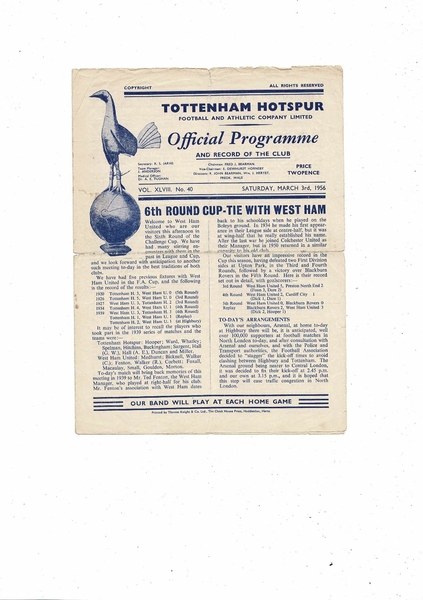 More Football Programmes listed today