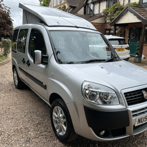 2008 (58)reg Fiat Doblo Camper Van 2 Berth 1.4 Petrol PRO Conversion 71830 Miles