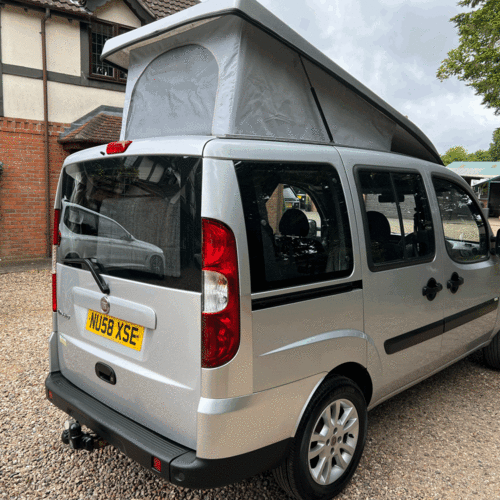 2008 (58)reg Fiat Doblo Camper Van 2 Berth 1.4 Petrol PRO Conversion 71830 Miles