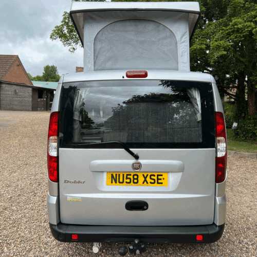 2008 (58)reg Fiat Doblo Camper Van 2 Berth 1.4 Petrol PRO Conversion 71830 Miles
