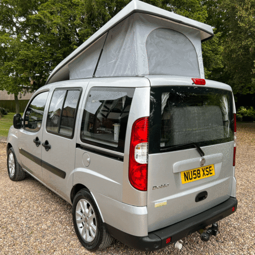 2008 (58)reg Fiat Doblo Camper Van 2 Berth 1.4 Petrol PRO Conversion 71830 Miles
