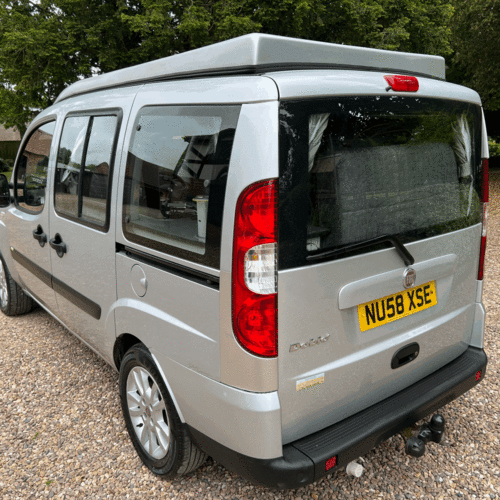 2008 (58)reg Fiat Doblo Camper Van 2 Berth 1.4 Petrol PRO Conversion 71830 Miles