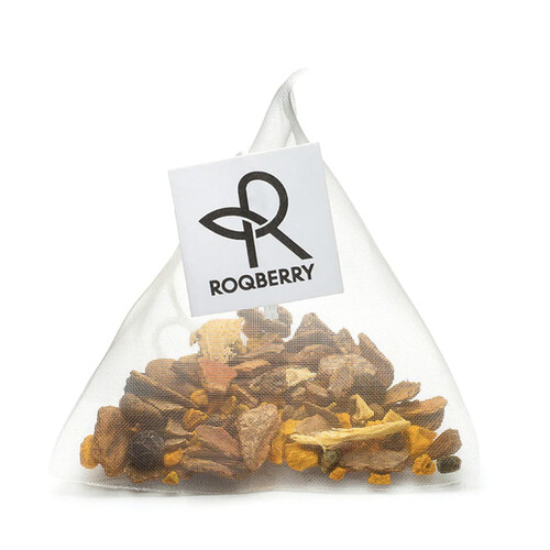 Turmeric Chai Herbal Blend Tea by Roqberry 12 Bags 36g