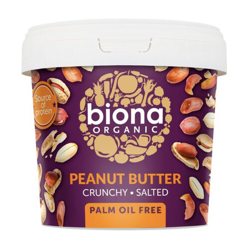Biona Organic Peanut Butter Crunchy 1kg