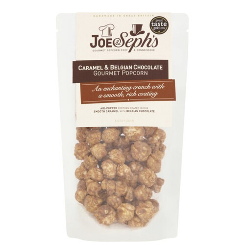 Joe & Seph's Caramel & Belgian Chocolate Popcorn 80g