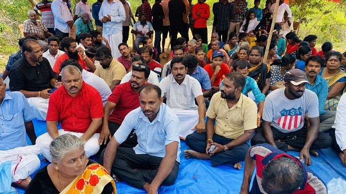 விகாரையை அகற்றக் கோரி முன்னெடுக்கப்பட்ட தொடரும் போராட்டம்