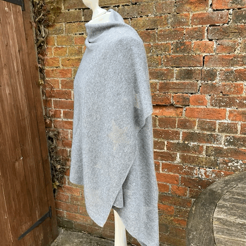 Cashmere wrap - sparkly star