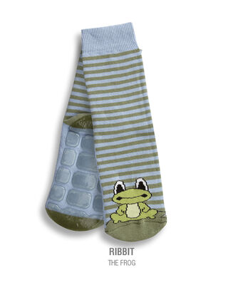 Slipper Socks - Ribbit the Frog