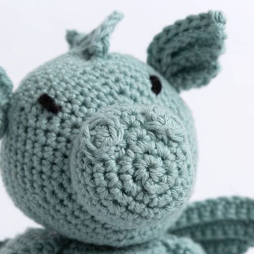 Dom The Dragon Crochet Kit by Wool Couture