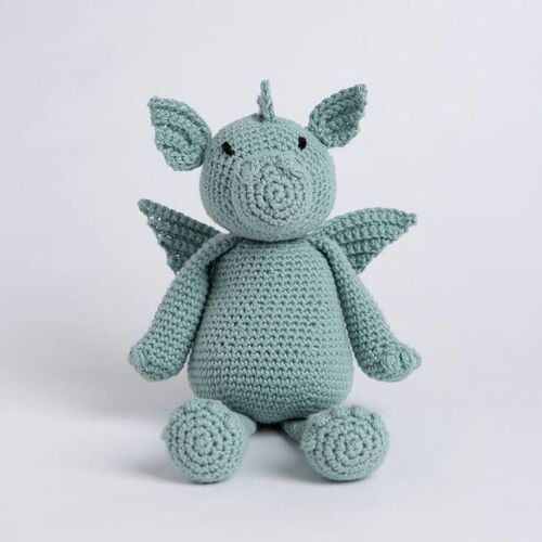 Dom The Dragon Crochet Kit by Wool Couture