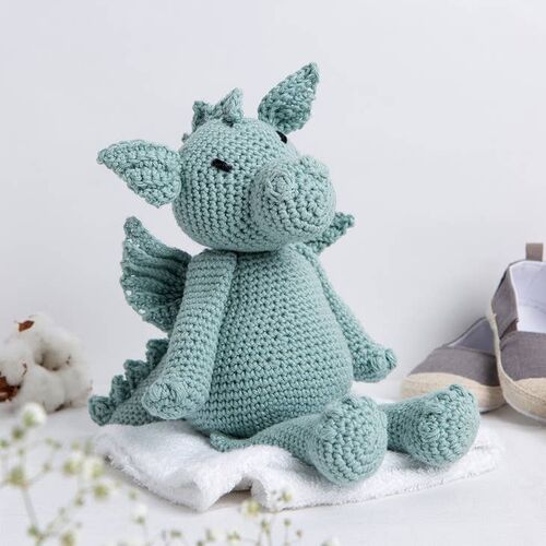 Dom The Dragon Crochet Kit by Wool Couture