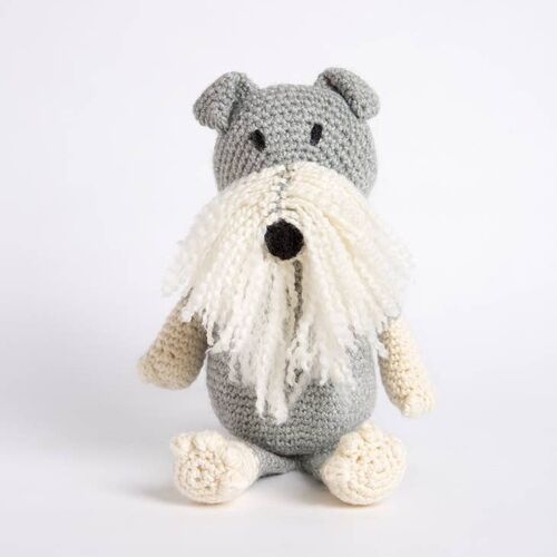 Finlay Dog Crochet Kit by Wool Couture