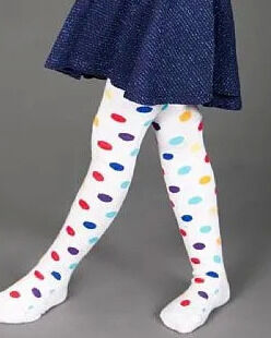 Children in Need - White Dot Tights