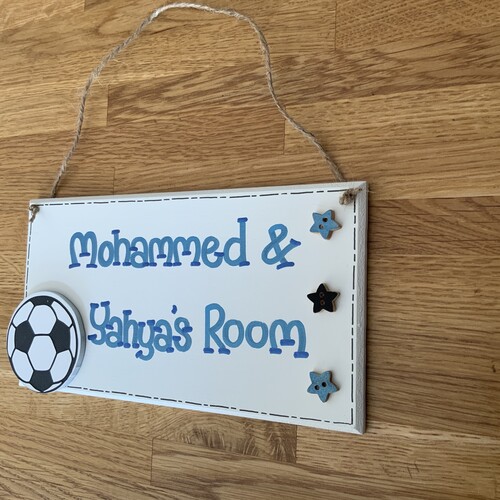 Football Door Plaque