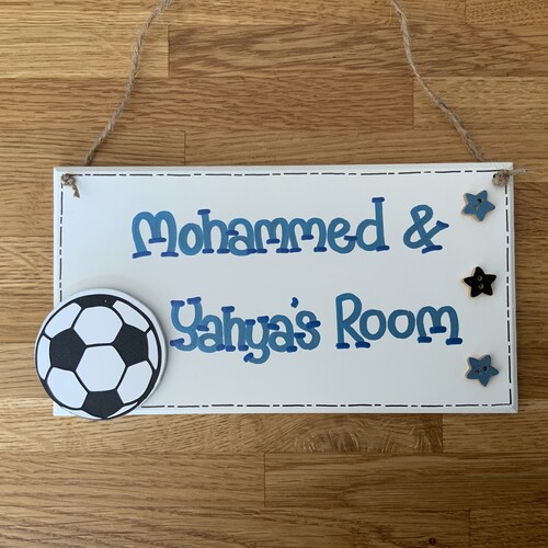 Football Door Plaque