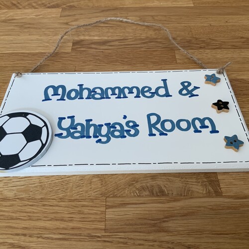 Football Door Plaque