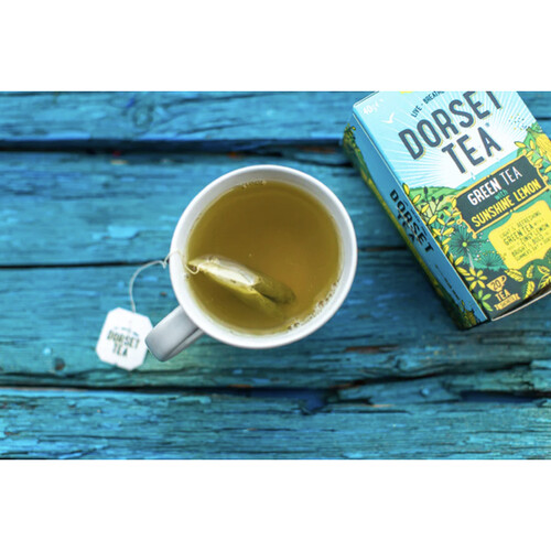 Dorset Tea Green Tea and Sunshine Lemon 20 Bags (40g)