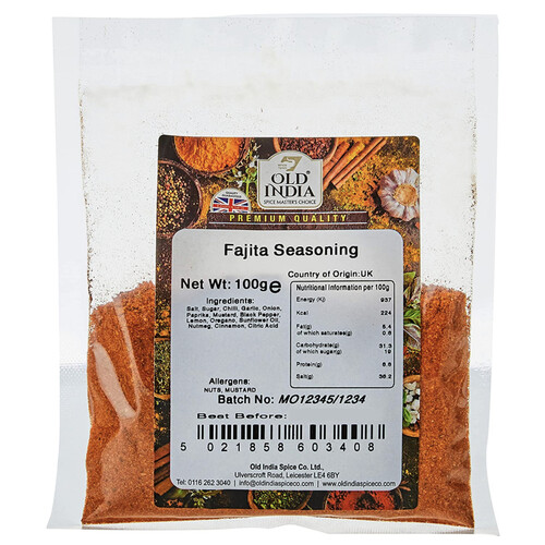 Fajita Seasoning by Old India 100g