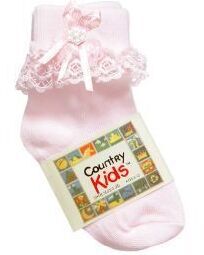 Venice Pearl Sock - Pink