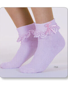 Venice Pearl Sock - Pink