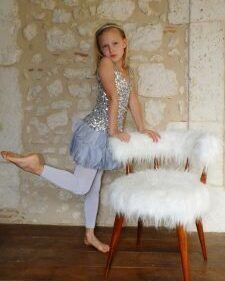 Sparkly Footless Tights - Silver