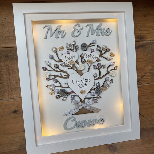 LED “ Mr & Mrs Wedding “ frame