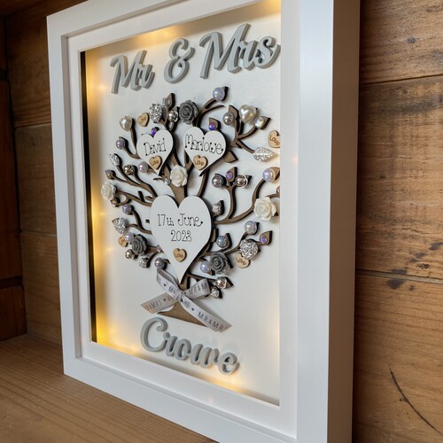 LED “ Mr & Mrs Wedding “ frame