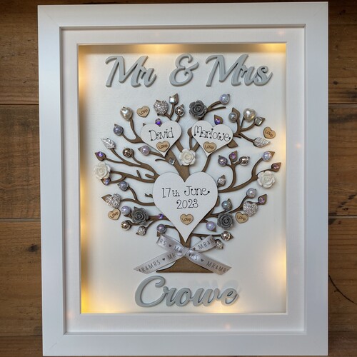 LED “ Mr & Mrs Wedding “ frame