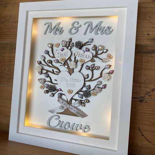 LED “ Mr & Mrs Wedding “ frame