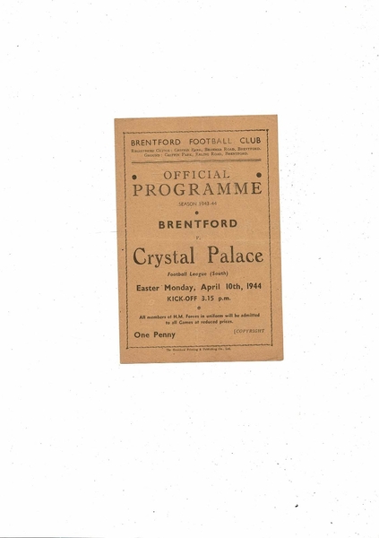 Many more Football Programmes listed today