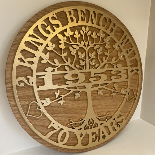 Retirement Tree Of Life Sign