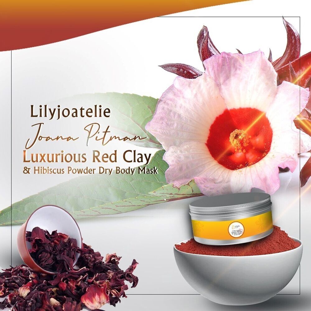 Luxurious Red Clay & Hibiscus Dry Body Mask