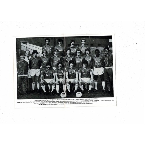 Barnsley who's who Christmas 1980