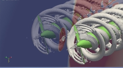 The CABARET solver has been extended to rotating meshes