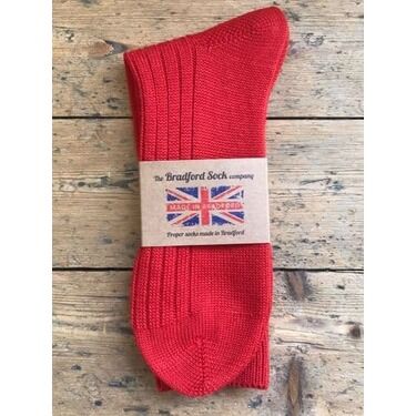Bradford Sock Co - Thick Wool Red