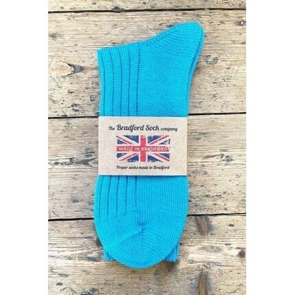 Bradford Sock Co - Thick Wool Turquoise
