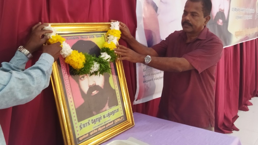 33ஆவது தியாகிகள் தின நிகழ்வில் சிவசக்தி ஆனந்தன்