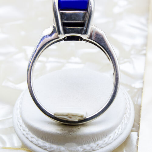 Silver Ring with Natural Gem Stones