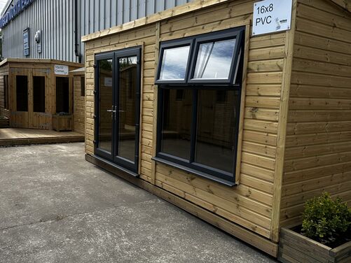 #008 16x8 Pent Summer House