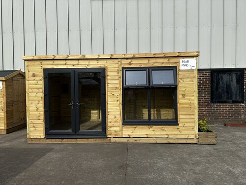 #008 16x8 Pent Summer House